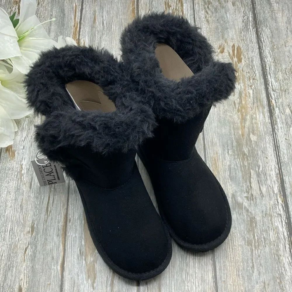 The Childrenβs Place Toddler Chalet Winter Boots Shoes Sizeβ11